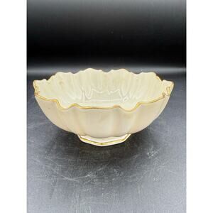 Vintage Lenox Symphony Ivory Candy Dish Bowl with Hold Trim